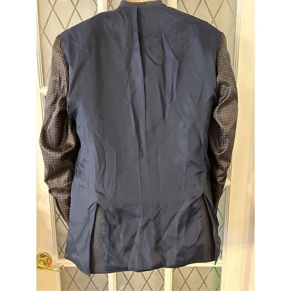 Michael Kors Blazer Jacket Mens 40R Navy Blue